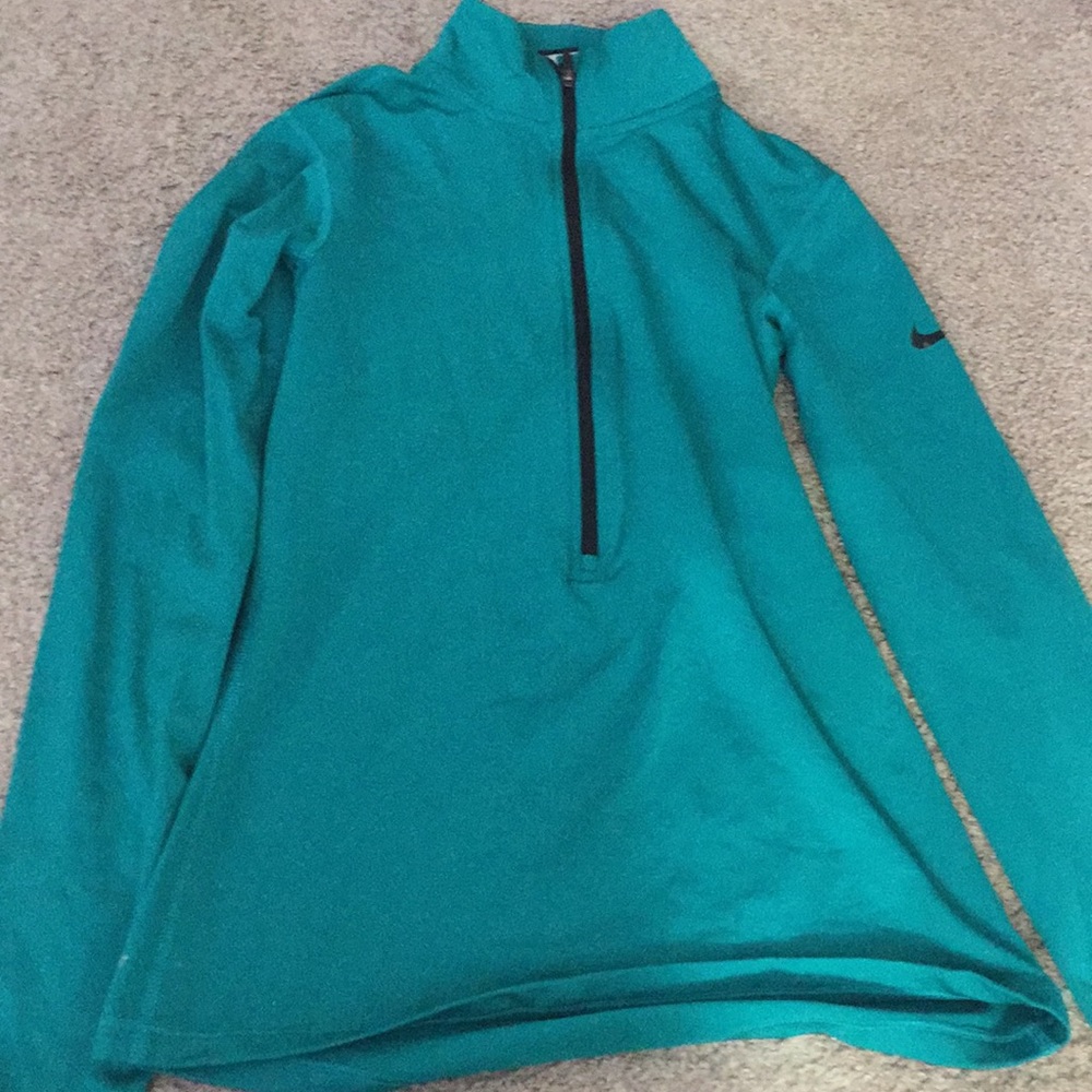 Teal workout sweater